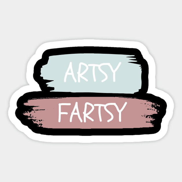 Artsy Fartsy Sticker by C-Dogg